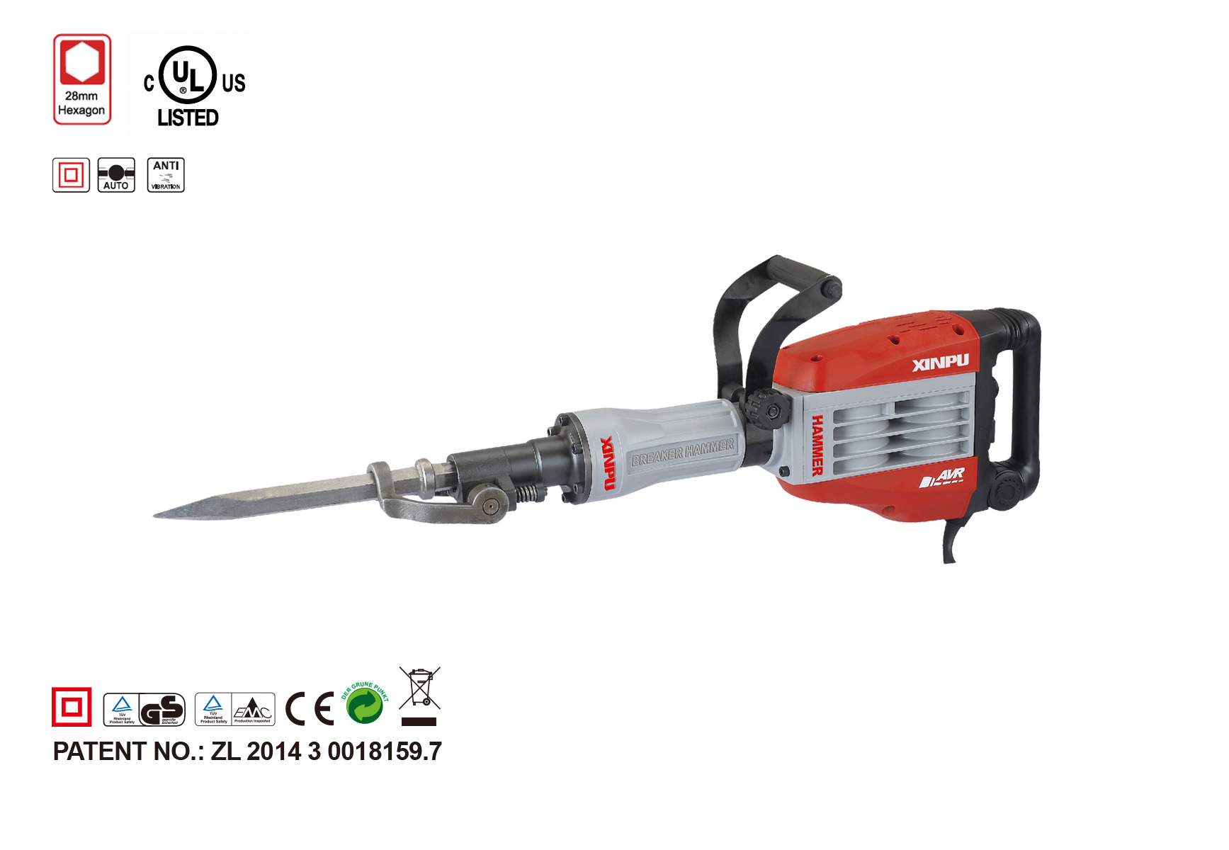 Breaker Hammer Jack <br>XP-G65BH-1/XP-G65BH